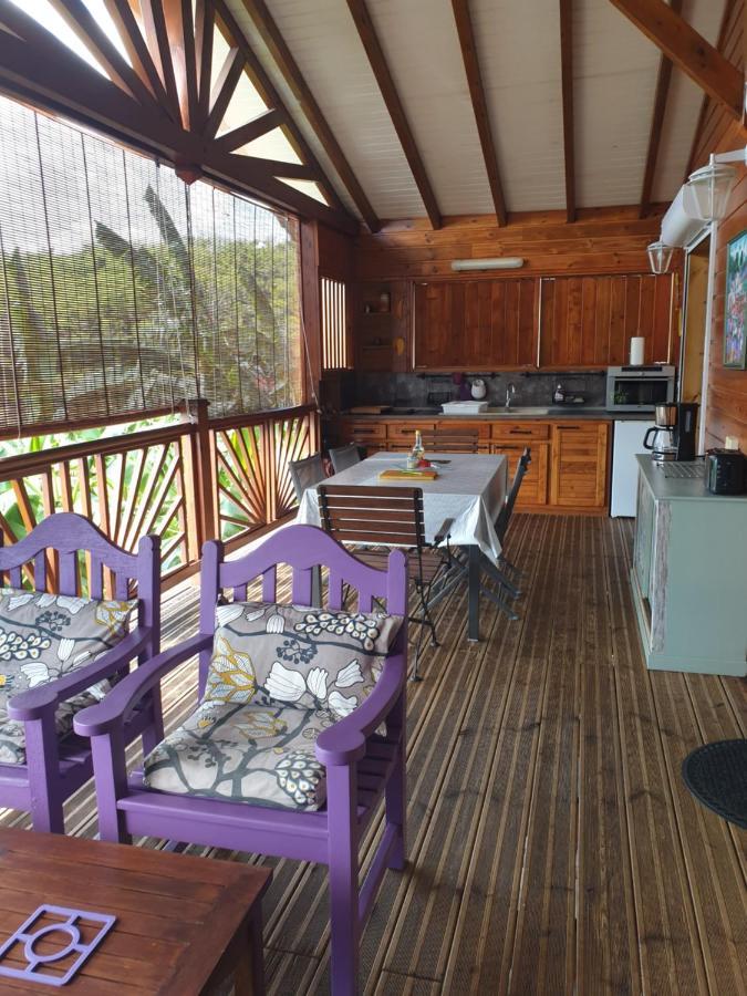 Gîte 4 étoiles, la Vieille Sucrerie St Claude Guadeloupe, Jacuzzi Spa privatif, vue exceptionnelle sur la mer des Caraïbes Basse-Terre Exterior foto