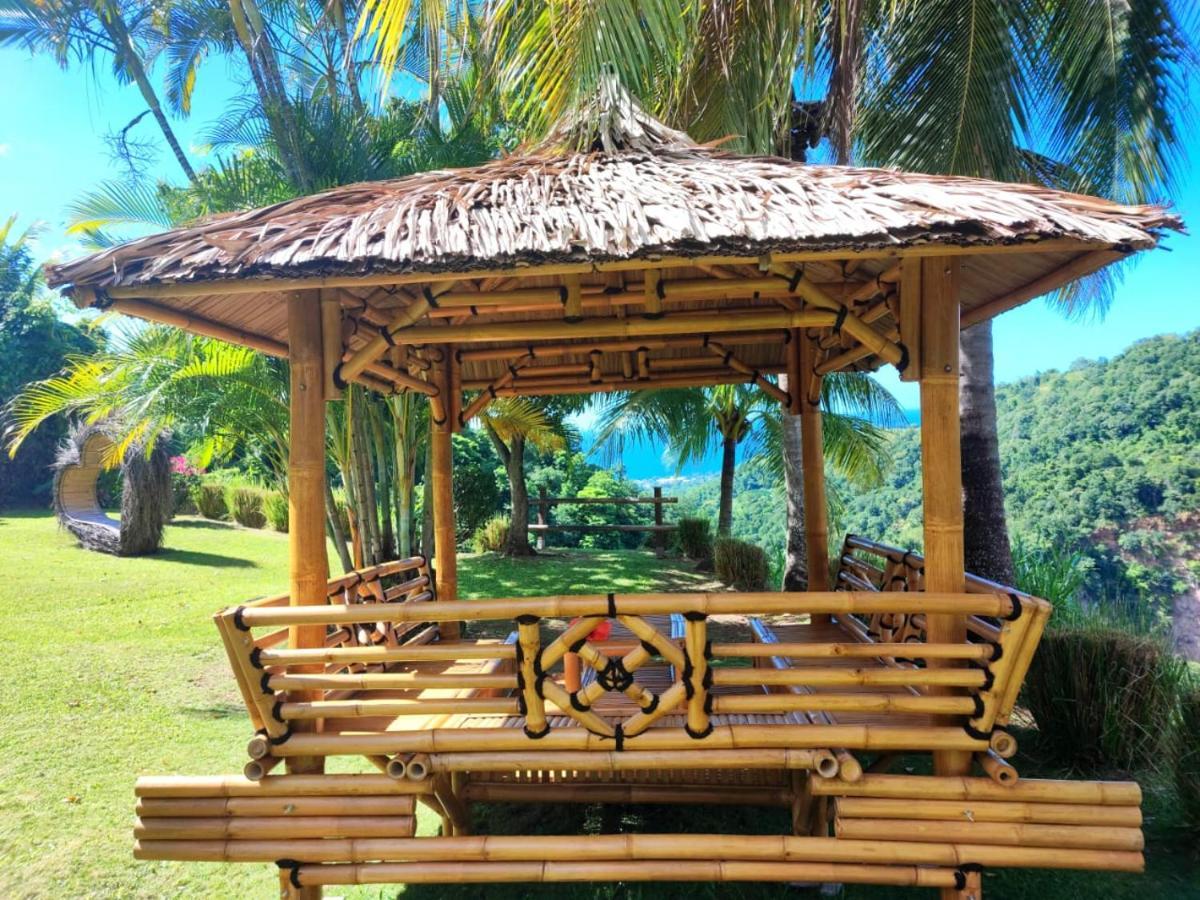 Gîte 4 étoiles, la Vieille Sucrerie St Claude Guadeloupe, Jacuzzi Spa privatif, vue exceptionnelle sur la mer des Caraïbes Basse-Terre Exterior foto